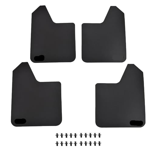 Rally Mud Flaps Compatible with Ford Compatible with Focus ST RS SE Titanium LT XR5 Mk MK2 MK3 MK4 2 3 4 ST250 Mudflaps Splash Guards Mudguards(4pcs Black)