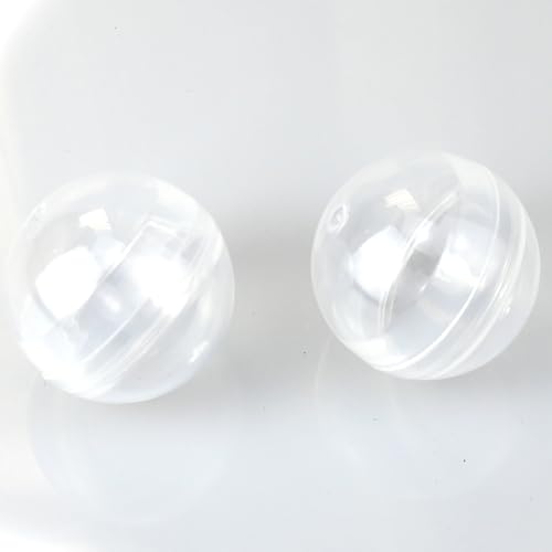 Image of 30pcs 28mm /1.1inch Round Capsules Clear Empty Vending Machine Capsules Containers for Gumball Machines