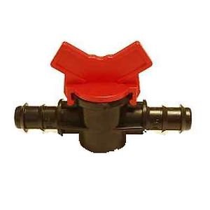 16mm/13mm Flow Control Stop Tap 2 Way In-Line Hoses/Pipes Irrigation Fitting Accessories Hydroponic Single