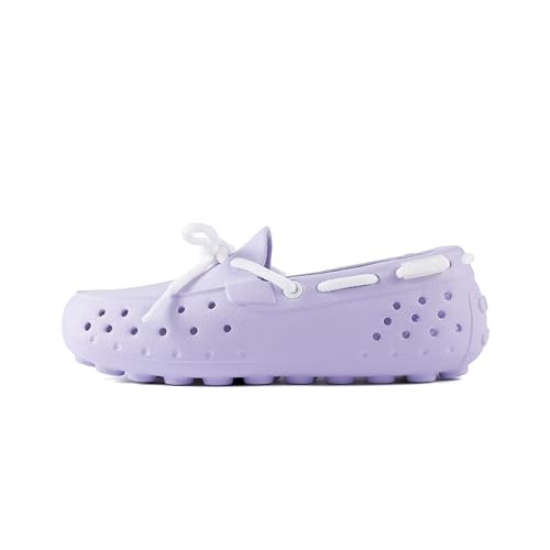 Image of People Footwear Senna Kids - Waterproof Slip-On Rubber Loafers, Lightweight Durable Boat Shoes for Boys & Girls, Non-Slip Water Shoes for Outdoors