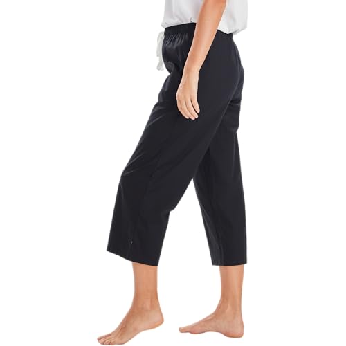 Image of CYZ Comfortable Cotton Capri Woven Pajamas for Women, Casual Capris for Women, Perfect for Daily Wear and Sleepwear