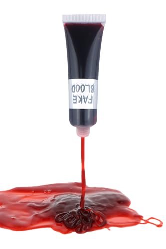 Henbrandt 16ml Fake Blood Single Tube Liquid Blood Special Effect Horror Make Up SFX for Theatre Stage Vampire Zombie Halloween Fancy Dress Costume Accessory for Kids and Adults — photo 3