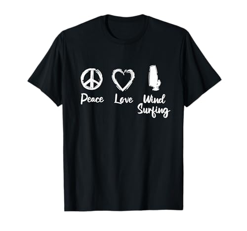 Questo disegno dell'amore per il windsurf e l'abbigliamento per gli sport acquatici è un grande regalo per i windsurfer, gli appassionati di windsurf e gli amanti del windsurf. Utilizzabile durante l'allenamento o la gara di windsurf.