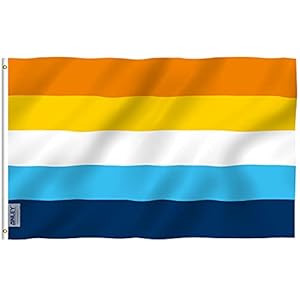 Anley Fly Breeze 3×5 Voet Aroace Pride Vlag – Levendige Kleur en Fade Proof – Canvas Header en Dubbel Gestikt…