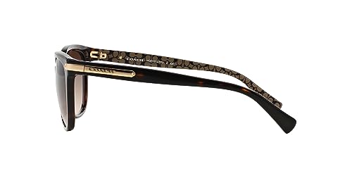 Image of Coach womens Hc8132 Cat Eye Sunglasses