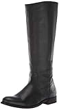 Frye Women's Melissa Inside Zip Tall Knee High Boot, Black Extended Calf, 7.5