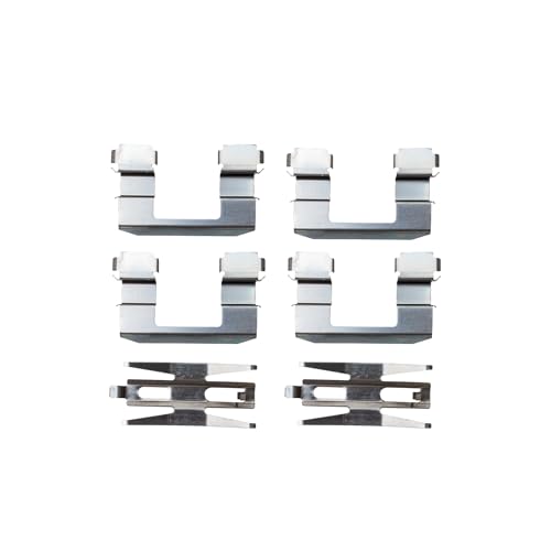 Image of Detroit Axle - Front Brake Pads for Hyundai 2002 2003 2004 2005 Elantra, Ceramic Brake Pads with Hardware Replacement