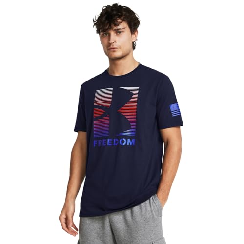 T-shirt Under Armour Freedom Midnight Navy idéal pour le sport