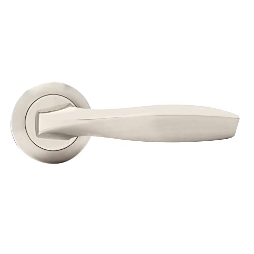 Image of Dorset Zara Mortise Lockset for Main Doors, Bedroom Doors (On Rose)| Mortise Lock for Home, Office and Hotels with 60 MM Key & KOB Cylinder Lock | Durable Lockbody | SC Finish