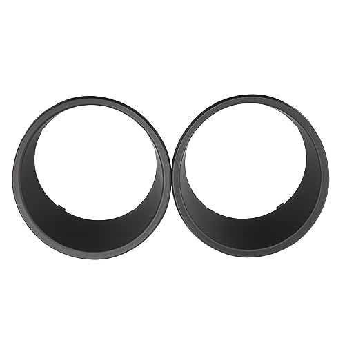Couvre-phare avant noir en ABS pour Jeep Wrangler 2007-2017 x2