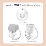 Maymom Tubing Adapter Compatible with Momcozy M5 Collector Cup. Connects M5 Cup to Most Breast Pump Tubing. Compatible with Most Breast Pumps