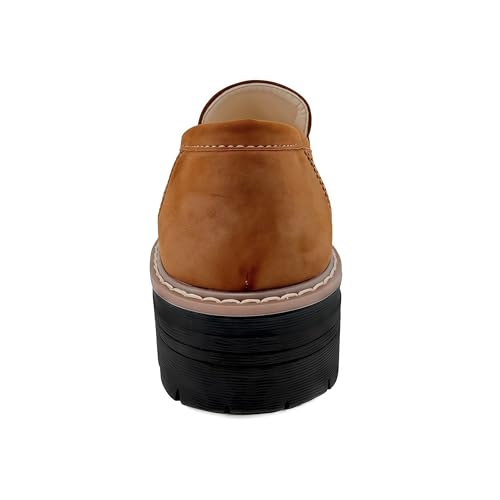 Image of Bandkos Platform Penny Loafer for Women Comfortable Slip on Work Shoes Womens Dressy Casual Walking Loafer
