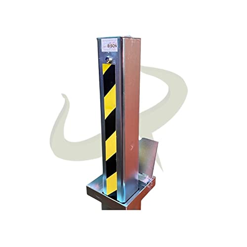 Ramco Heavy Duty Parking Security Post – Telescopic Driveway Bollard with Integrated, Anti-Tamper Lock, Flush-Fit, Mild Steel