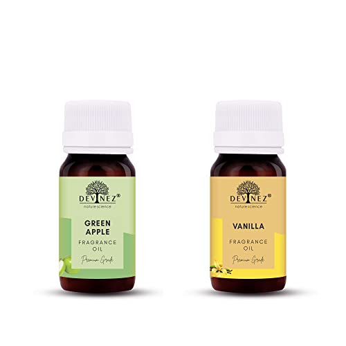 Image of Devinez Green Apple, Vanilla Aroma Oil for Diffuser /Ultrasonic Aroma Diffuser /Tealight Diffuser /Reed Diffuser, 60ml Each