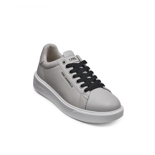 Image of Karl Lagerfeld Mens Lightweight Phylon Sole Faux Leather Sneaker