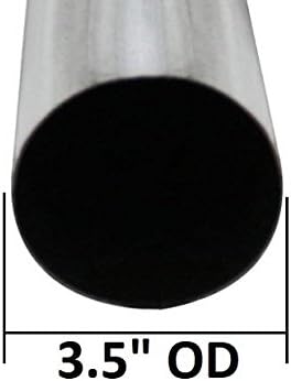 | Stainless Steel Straight Exhaust Pipe (1.75" OD) (5 Feet Long) | Automotive Replacement Part