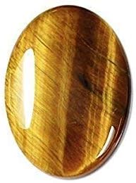 Kirti GemsOriginal Tiger Eye Stone 5 Ratti Rashi Ratna Natural and Certified by GEMOLOGICAL LABORATORY OF INDIA Precious Gemstone Unheated and Untreated Top Quality Gems for Astrological Purpose,,