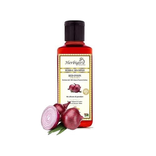 Image of Herbal Ayurvedic Onion Shampoo for hair growth and hair fall control (210 ml)