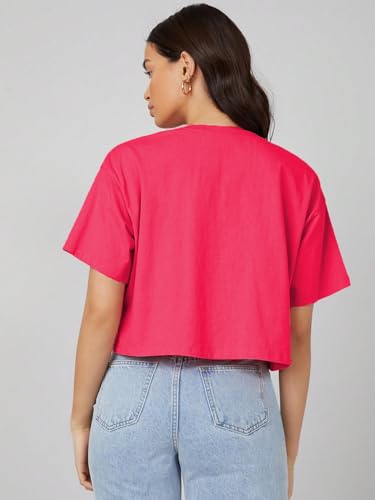 Image of KOTTY Women's Solid Oversized Fit T-Shirt
