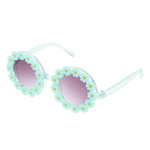 FRCOLOR Boy Girl's Flower Sunglasses Adorable Sunshades Polarized Lenses for Stage Costumes