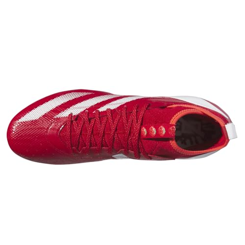 adidas Mens Adizero Impact Football Sneakers Shoes - Red4