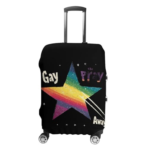 Rainbow Flag Gay Star Luggage Covers Washable Travel Suitcase Cover Elastic Baggage Protector