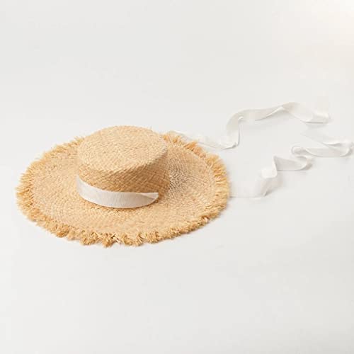 Chapeaux femmes été pour protéger le visage le ruban sun hat indispensable