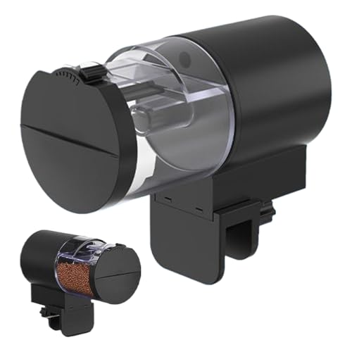 Mangiatoia automatica per pesci, dispenser intelligente per acquario, meccanismo di alimentazione impermeabile di grande capacità, dispositivo di porzionamento controllato con timer per pesci