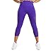 Produktbild Aberimy Damen Sport Leggings Sporthose 3/4 Training Netzoberfläche Hohe Taille Kompressions Yoga Sporttight Fitnesshose Leggins Streetwear Workout Gym Jogging Yogahose Tights Hose