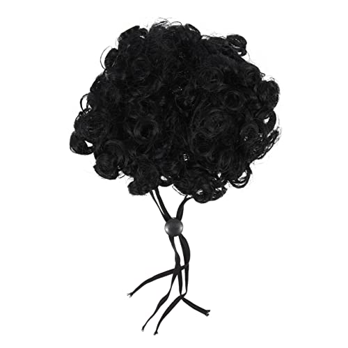 COLLBATH 犬用ウィッグ 軽量 ペットコスプレ小道具 面い羽根付きヘッドドレス 子犬 猫も対応 パーティー用品 ほとんどの犬猫にフィット 長持ちポリエステル素材