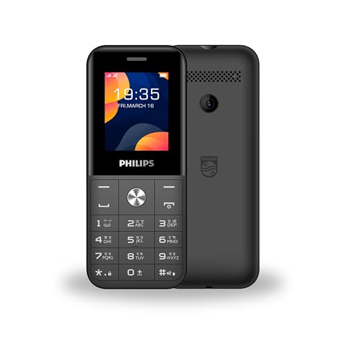 Image of PHILIPS All-New E2102 Sleek & Stylish |Keypad Mobile with 1.77 inch Screen|1000 MAH Battery | 2030mm Speaker| Wireless FM | Bright Torch| Digital Camera|CoolGray