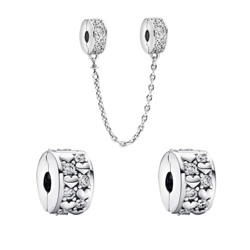 💝Adatto per braccialetto e collana💝 La dimensione del foro è di circa 4.5 mm-5mm.Compatibile con braccialetti e collane con ciondoli europei.Celebra tutto ciò che la rende speciale con regali unici e bellissimi.