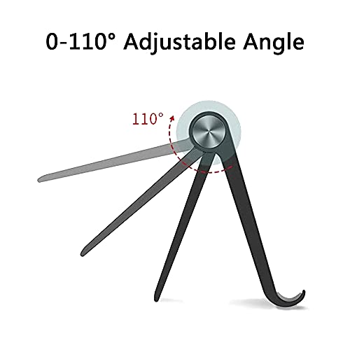 Mayten Iphone Stand Foldable Cell Phone Stand For Desk Portable Iphone Holder Compatible Iphone 12 11 Pro Xs Max,Ipad Mini,Tablets(7-10"),Multi-Angle Universal Mobile Phone Stand (Black) #TOP4