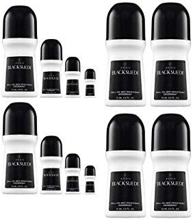 Avon Black Suede Roll-on Anti-perspirant Deodorant Size 2.6 oz (12-Pack)