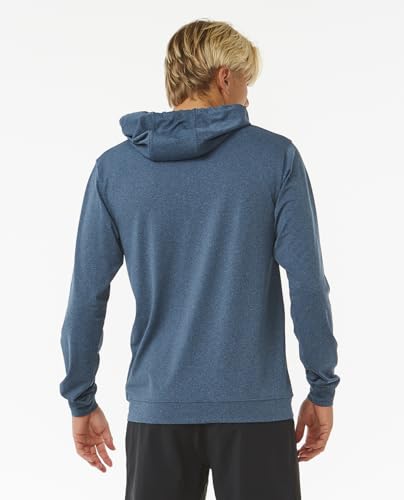 Rip Curl Men's Stack UPF 50 Long Sleeve Zip-up Hooded Rashguard3