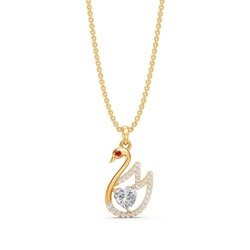 Image of Miss Highness 925 Pure Silver Pendant for Women & Girls | Daily Wear | Silver Jewellery With Authenticity Certificate | Gift for Girlfriend Wife | With Chain Pendant