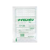 ナイロンポリ TLタイプ規格袋 17-25 [100枚] 巾170×長さ250mm