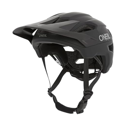O'NEAL | Mountainbike-Helm | Enduro All-Mountain | Lüftungsöffnungen zur Belüftung & Kühlung Größenverstellsystem, Sicherheitsnorm EN1078 | Helmet Trailfinder Solid | Erwachsene | Schwarz | Größe L/XL