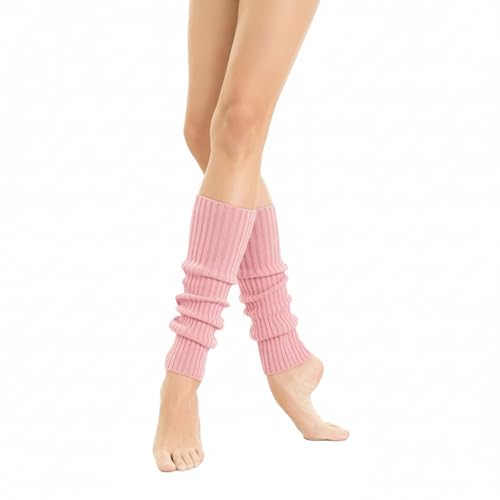 Image of v28 Women Warm Leg Warmers 80s Retro Party Costume Knit Ballet Neon Long Socks