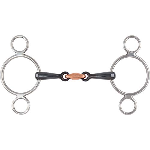 Shires Two Ring Sweet Iron Gag Bit 4 1/2'