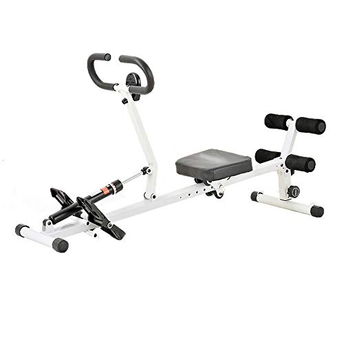 Image of Rowing Machine Adjustable Resistance with 10 Resistance Levels Folding Fitness Rower Slimming and Belly Fitness Equipment for Home Use