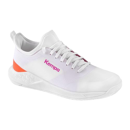 Kempa Mädchen Kourtfly Jr Sport-Schuhe, Weiß Lila, 36 EU