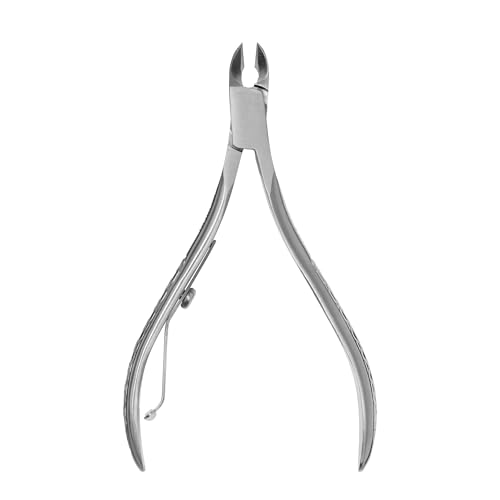 Revlon Half Jaw Cuticle Nipper, Silver, 1 Count | Half jaw cuticle nipper for precise trims and hangnail clipping with non-slip grip. Made of stainless steel. - image 2