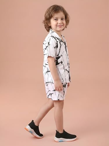 Image of POLKA TOTS Premium Cotton Co-Ord Clothing Set For Boys | Ultra-soft Half Sleeve Shirt & Shorts Combo for Kids Boys | Comfortable Casual - Beach Outfit for Baby Boys & Toddler | Kids Clothes for Boys