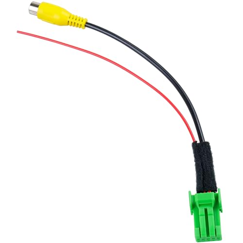 Jayubien Radio Backup Camera RCA Adapter Replacement for Honda Suzuki Factory Car Stereo RCA Wiring Harness 5Pin Female Reverse RCA Connector