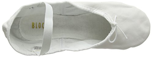 Image of Bloch Womens Dansoft Leather Full Sole Ballet Slippers Dance Shoes Flats