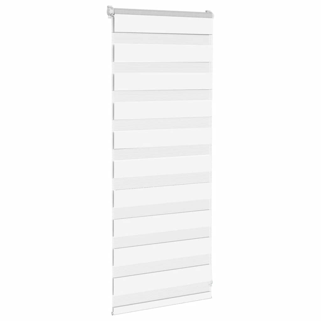Roleta zebra biała 55x100 cm poliester
