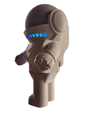 Splin-Support-de-table-compatible-avec-Amazon-Alexa-Smart-Speaker-Echo-Dot-4e-et-5e-generations-et-Apple-HomePod-Mini-style-robot-Astro-Hero-blanc