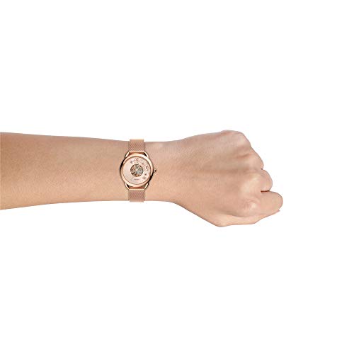 Fossil Tailor Me Analog Rose Gold Dial 