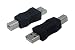 CERRXIAN USB Type A Male to USB Type B Male Connector Converter Adapter (2Pack)